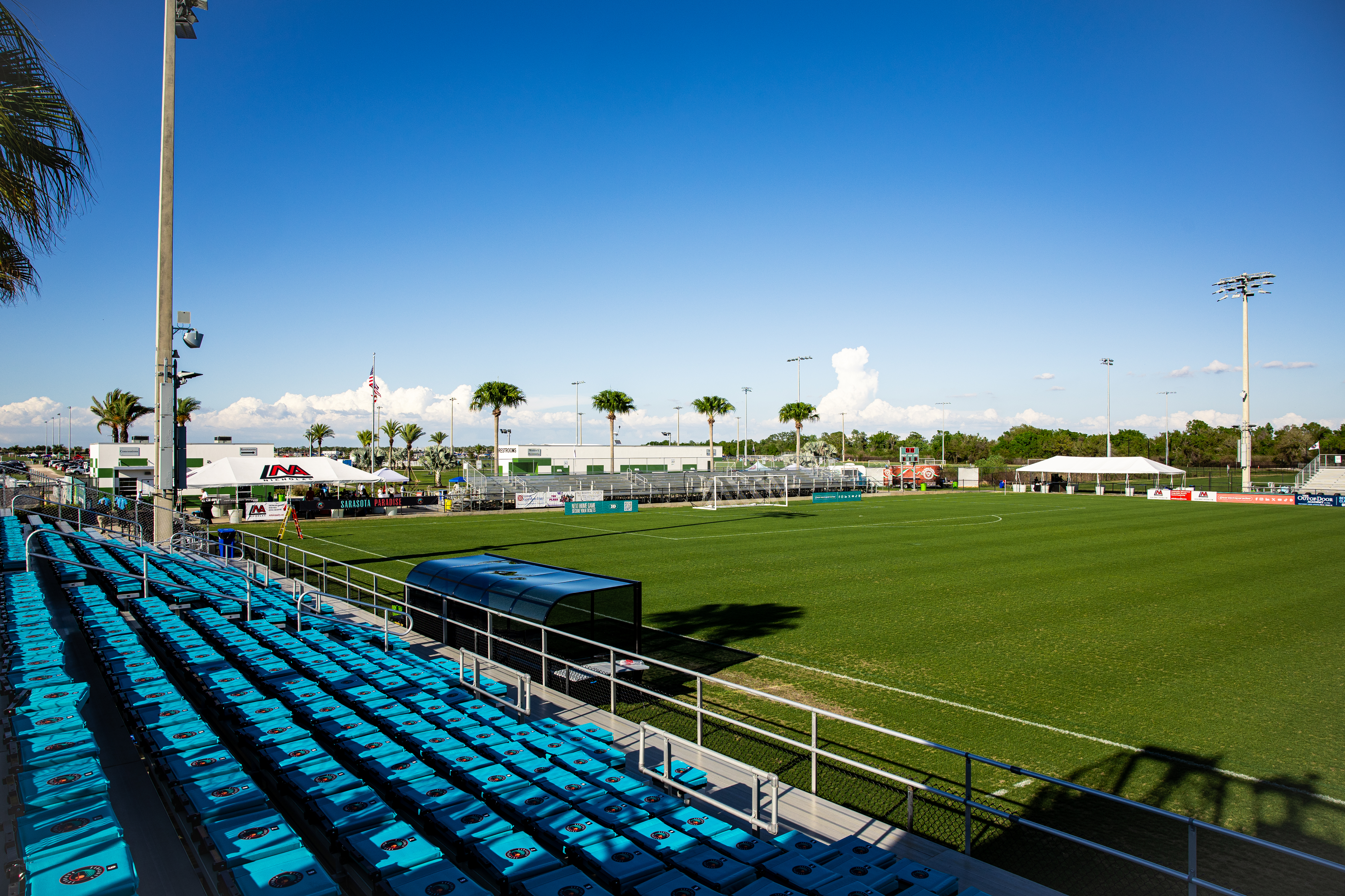 View from Sections 102 through 105